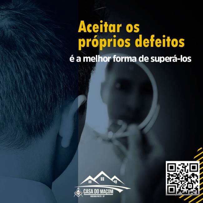 Aceitar os próprios defeitos é a melhor forma de superá-los