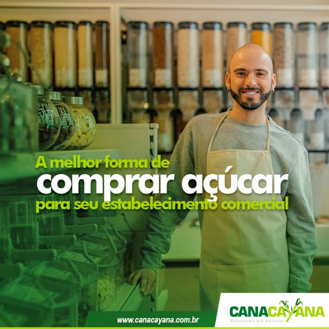 Existe uma forma melhor de comprar açúcar para seu estabelecimento comercial