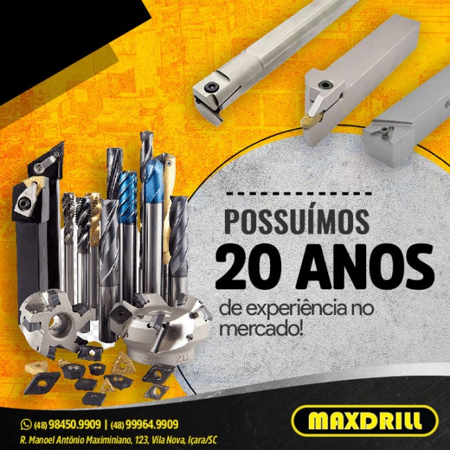 Possuímos 20 anos de experiência no mercado!