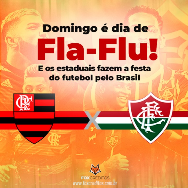 Domingo é dia de Fla-Flu! E os estaduais fazem a festa do futebol pelo Brasil