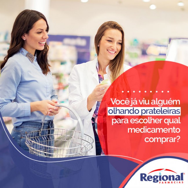 Você já viu alguém olhando prateleiras para escolher qual medicamento comprar?