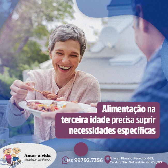 Alimentação na terceira idade precisa suprir necessidades específicas