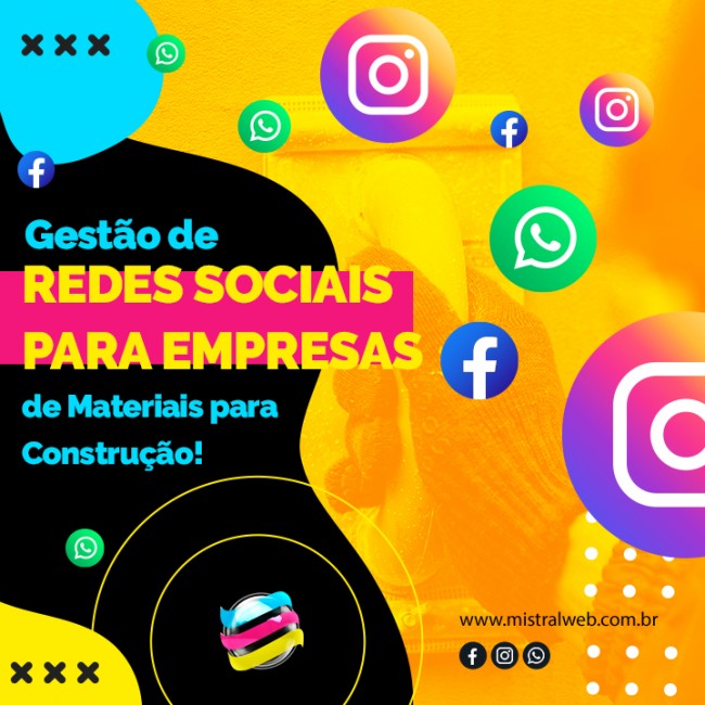 Gestão de Redes Sociais para Empresas de Materiais para Construção!