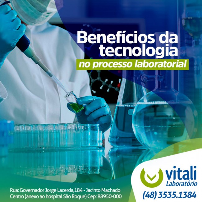 Benefícios da tecnologia no processo laboratorial