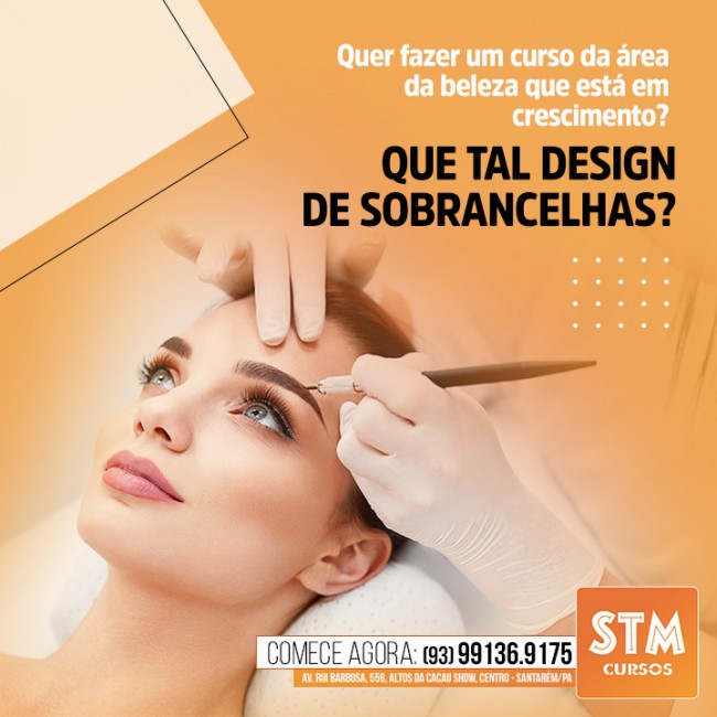 Quer fazer um curso da área da beleza que está em crescimento? Que tal design de sobrancelhas?