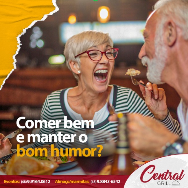 Quer comer bem e manter o bom humor?