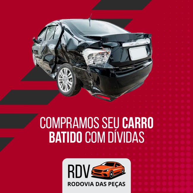 Compramos seu carro batido com dividas