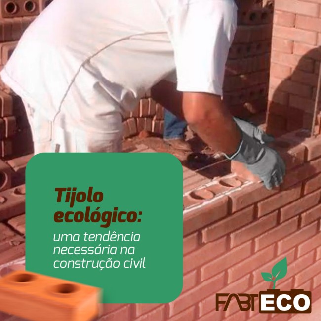 Tijolo ecológico: uma tendência necessária na construção civil