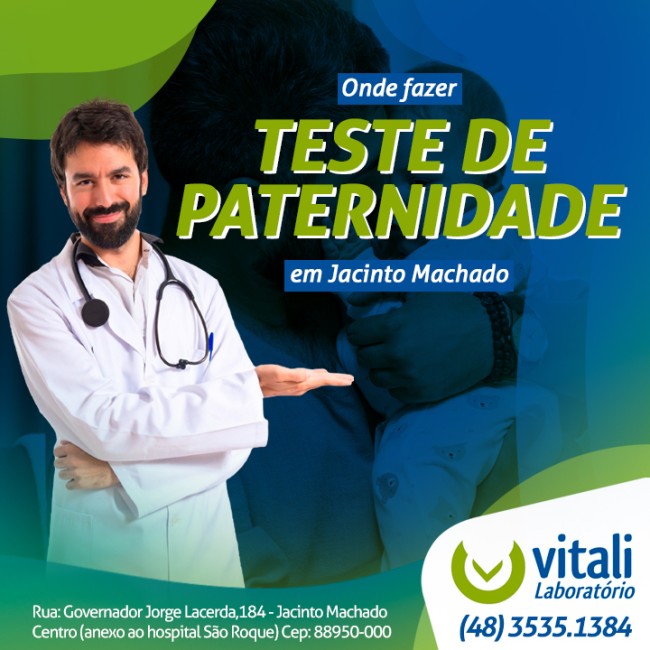 Onde fazer teste de paternidade em Jacinto Machado