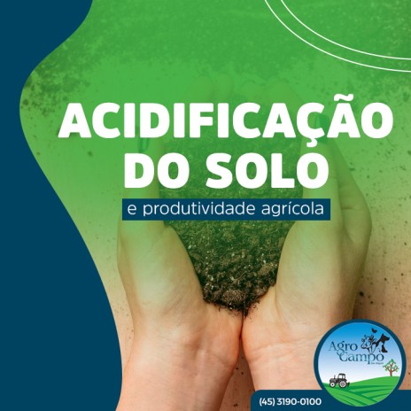 Acidificação do solo e produtividade agrícola