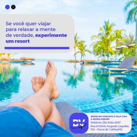 Se você quer viajar para relaxar a mente de verdade, experimente um resort