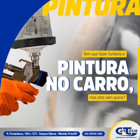 Tem que fazer funilaria e pintura no carro, mas está sem grana?