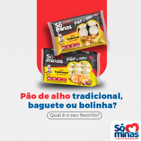 Pão de alho tradicional, baguete ou bolinha? Qual é o seu favorito?