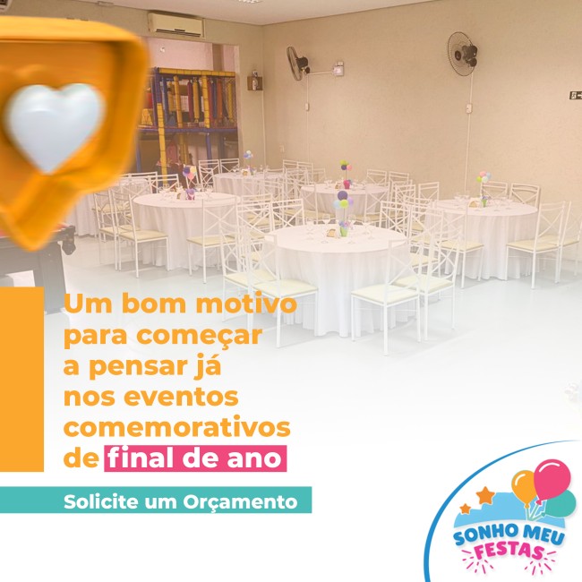 Um bom motivo para começar a pensar já nos eventos comemorativos de final de ano