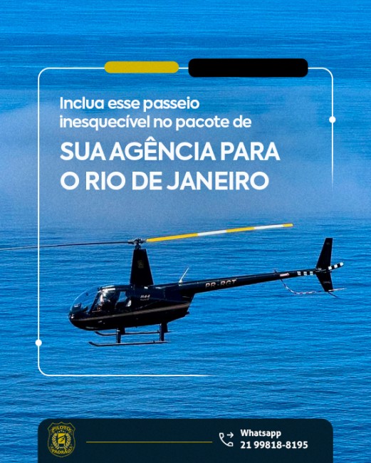 Inclua esse passeio inesquecível no pacote de sua agência para o Rio de Janeiro