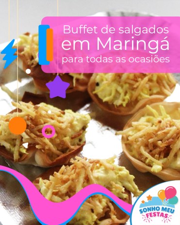 Buffet de salgados em Maringá para todas as ocasiões