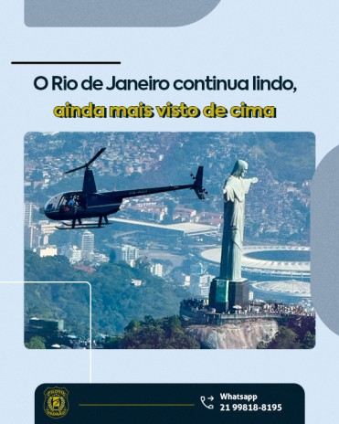 O Rio de Janeiro continua lindo, ainda mais visto de cima