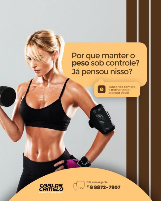 Por que manter o peso sob controle? Já pensou nisso?
