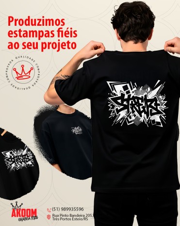 Produzimos estampas fiéis ao seu projeto