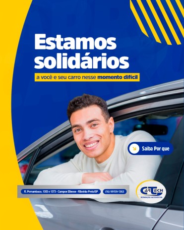 Estamos solidários a você e seu carro nesse momento difícil