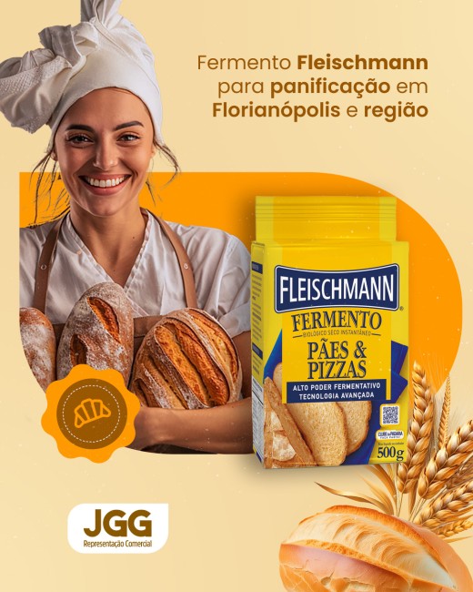 Fermento Fleischmann para panificação em Florianópolis e região