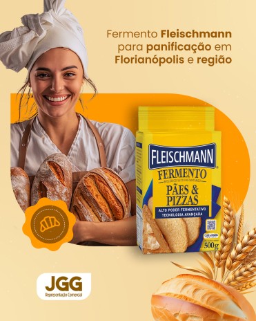 Fermento Fleischmann para panificação em Florianópolis e região