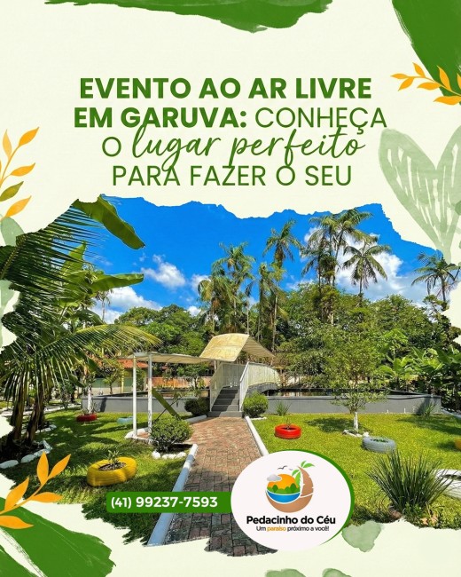 Evento ao ar livre em Garuva: conheça o lugar perfeito para fazer o seu