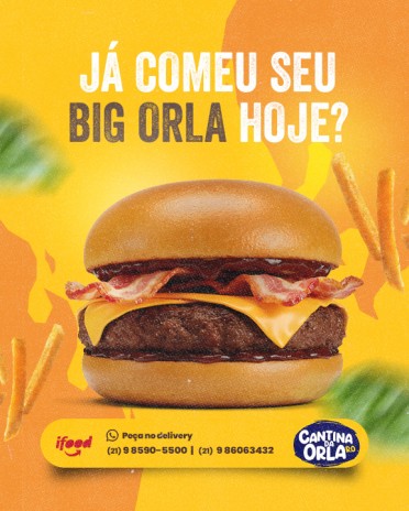 Já comeu seu Big Orla hoje?