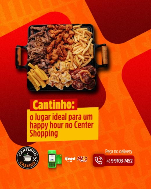 Cantinho: o lugar ideal para um happy hour no Center Shopping