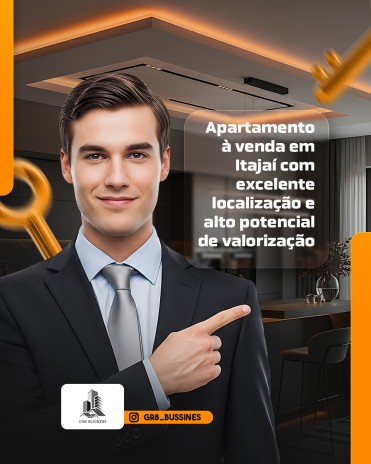 Apartamento à venda em Itajaí com excelente localização e alto potencial de valorização