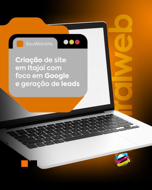 Criação de site em Itajaí com foco em Google e geração de leads
