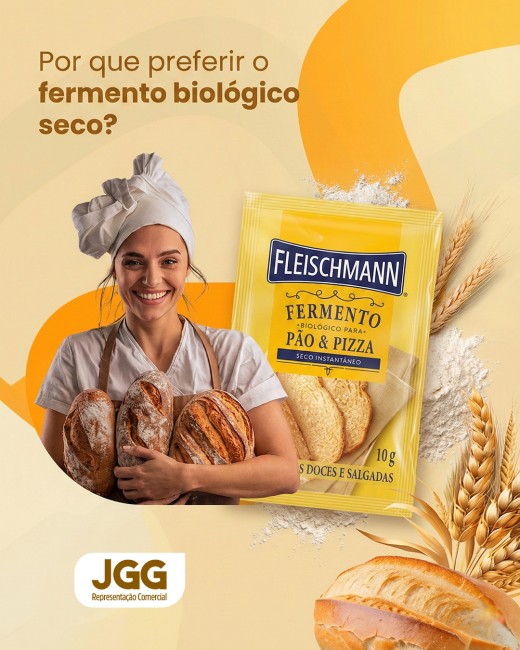Por que preferir o fermento biológico seco?