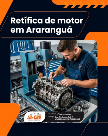 Retífica de motor em Araranguá