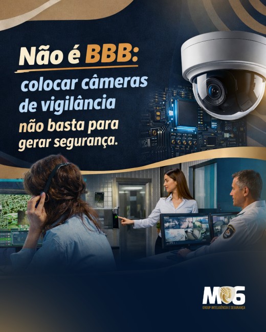 Não é BBB: colocar câmeras de vigilância não basta para gerar segurança