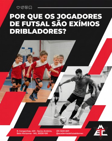 Por que os jogadores de futsal são exímios dribladores?