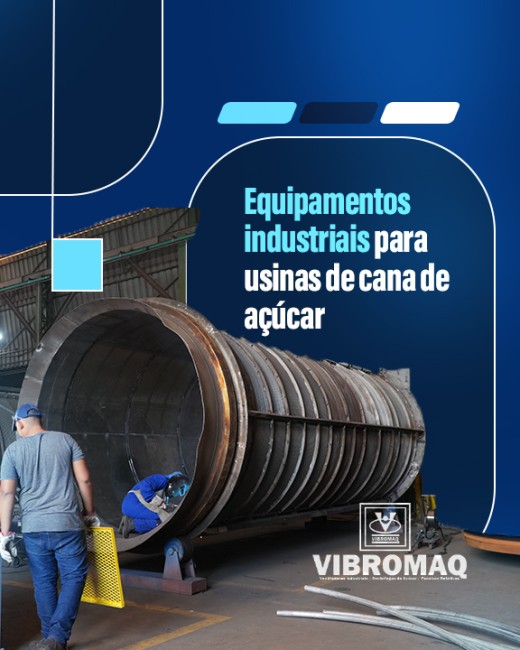 Equipamentos industriais para usinas de cana de açúcar