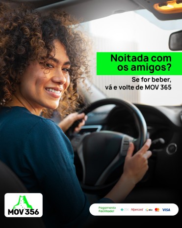 Noitada com os amigos? Se for beber, vá e volte de MOV 365