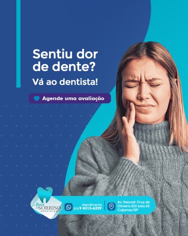 Sentiu dor de dente? Vá ao dentista!