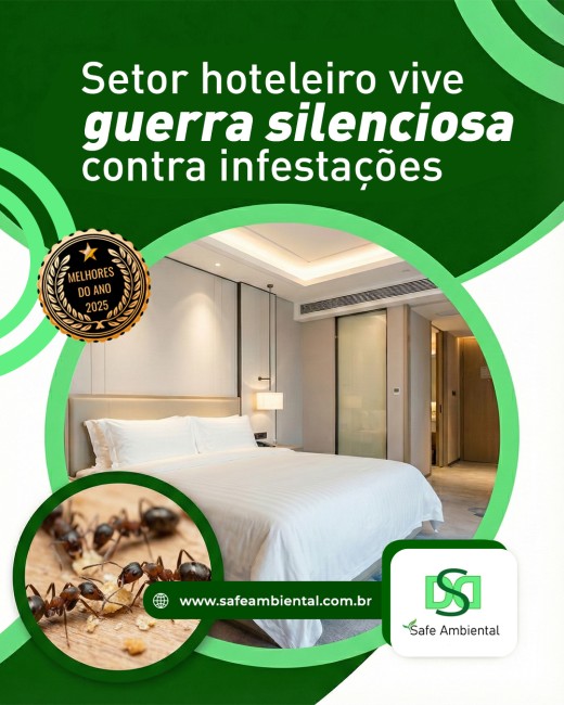 Setor hoteleiro vive guerra silenciosa contra infestações