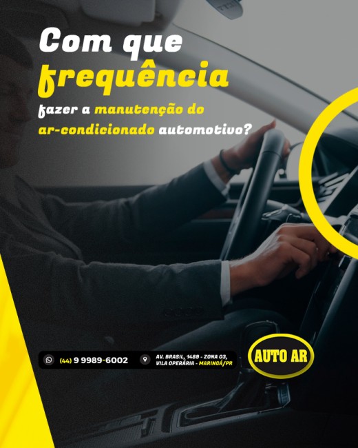 Com que frequência fazer a manutenção do ar-condicionado automotivo?