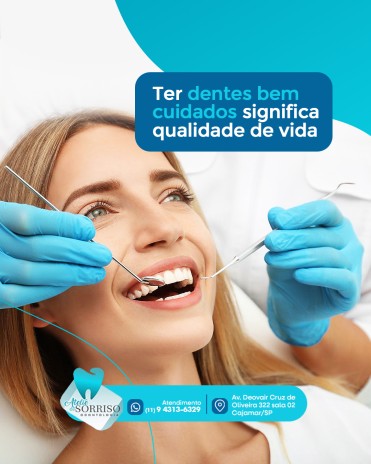 Ter dentes bem cuidados significa qualidade de vida