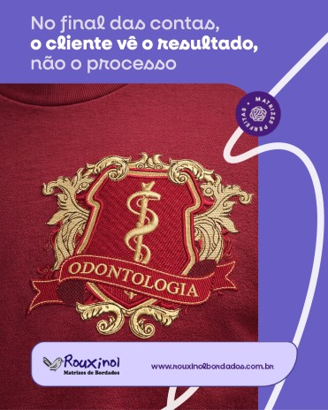 No final das contas, o cliente vê o resultado, não o processo