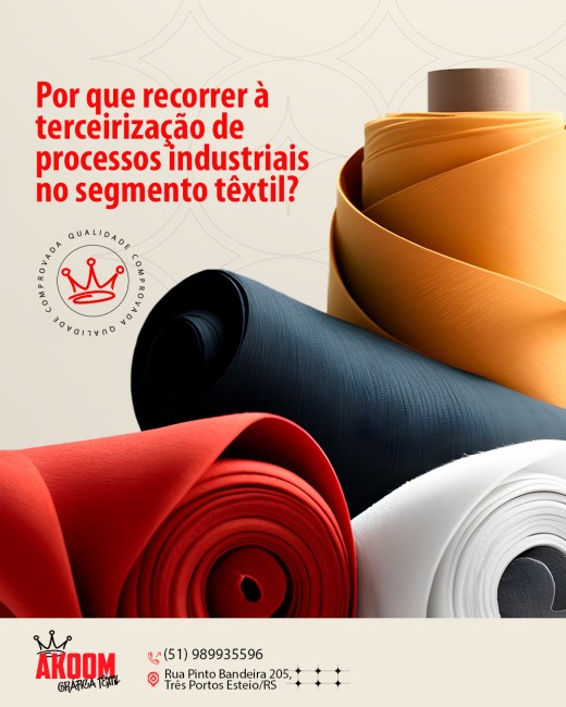 Por que recorrer à terceirização de processos industriais no segmento têxtil?
