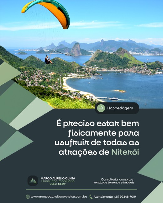 É preciso estar bem fisicamente para usufruir de todas as atrações de Niterói