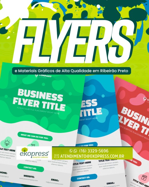 Flyers e Materiais Gráficos de Alta Qualidade em Ribeirão Preto