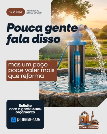 Pouca gente fala disso, mas um poço pode valer mais que reforma