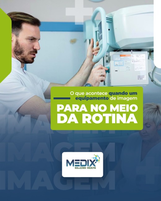 O que acontece quando um equipamento de imagem para no meio da rotina