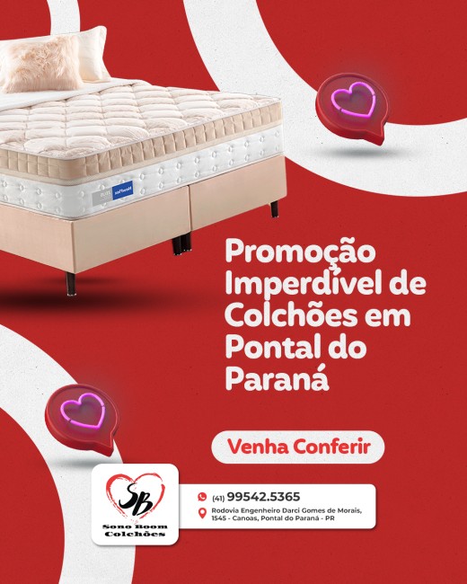 Promoção Imperdível de Colchões em Pontal do Paraná  Venha Conferir