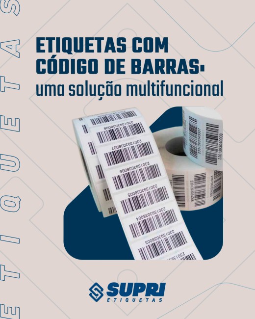 Etiquetas com código de barras: uma solução multifuncional