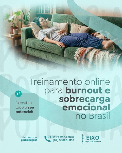 Treinamento online para burnout e sobrecarga emocional no Brasil